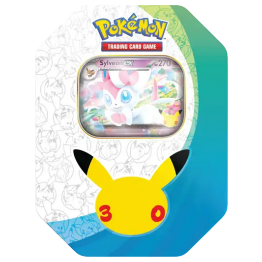 30th Anniversary Sylveon ex Tin Rip & Ship